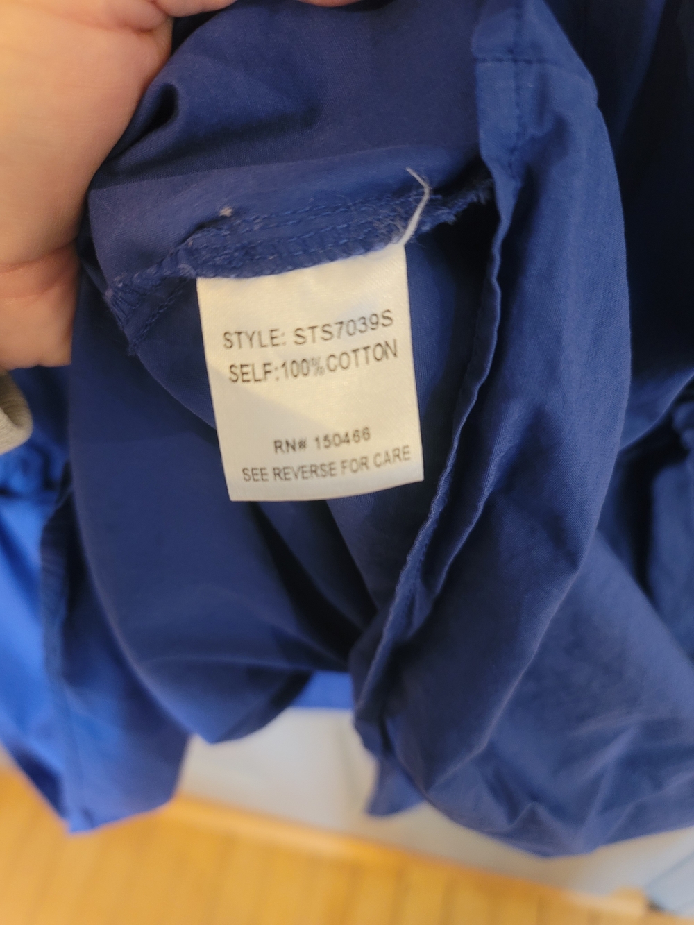 Sugarlips 100% Cotton Blue Tiered Maxi Skirt - Picture 3 of 3